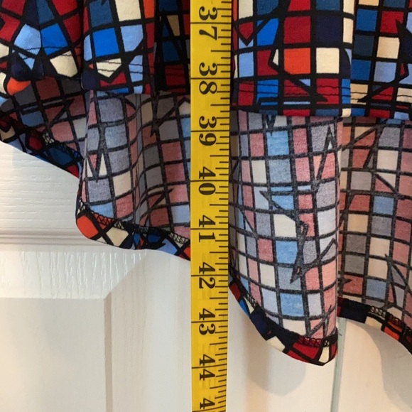 LuLaRoe woman’s Carly dress XS red blue stars - Picture 8 of 12